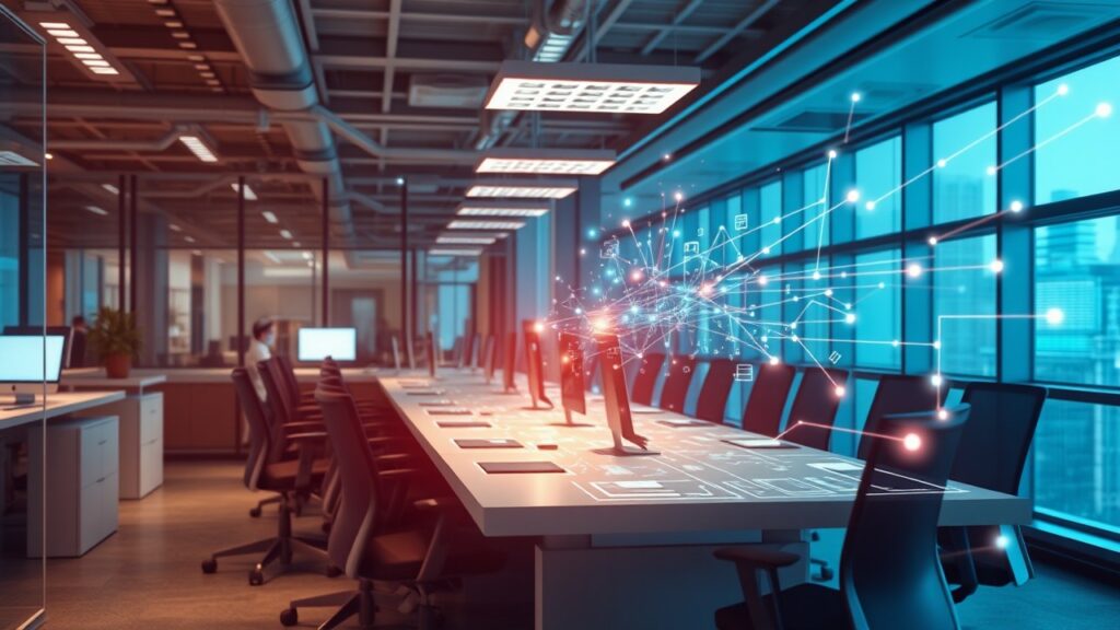 flussi di lavoro connessi tramite una piattaforma di integrazione.